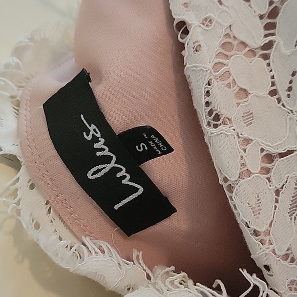 Lulu's Love Swept White Lace Midi Skater Dress, size S - Picture 9 of 12